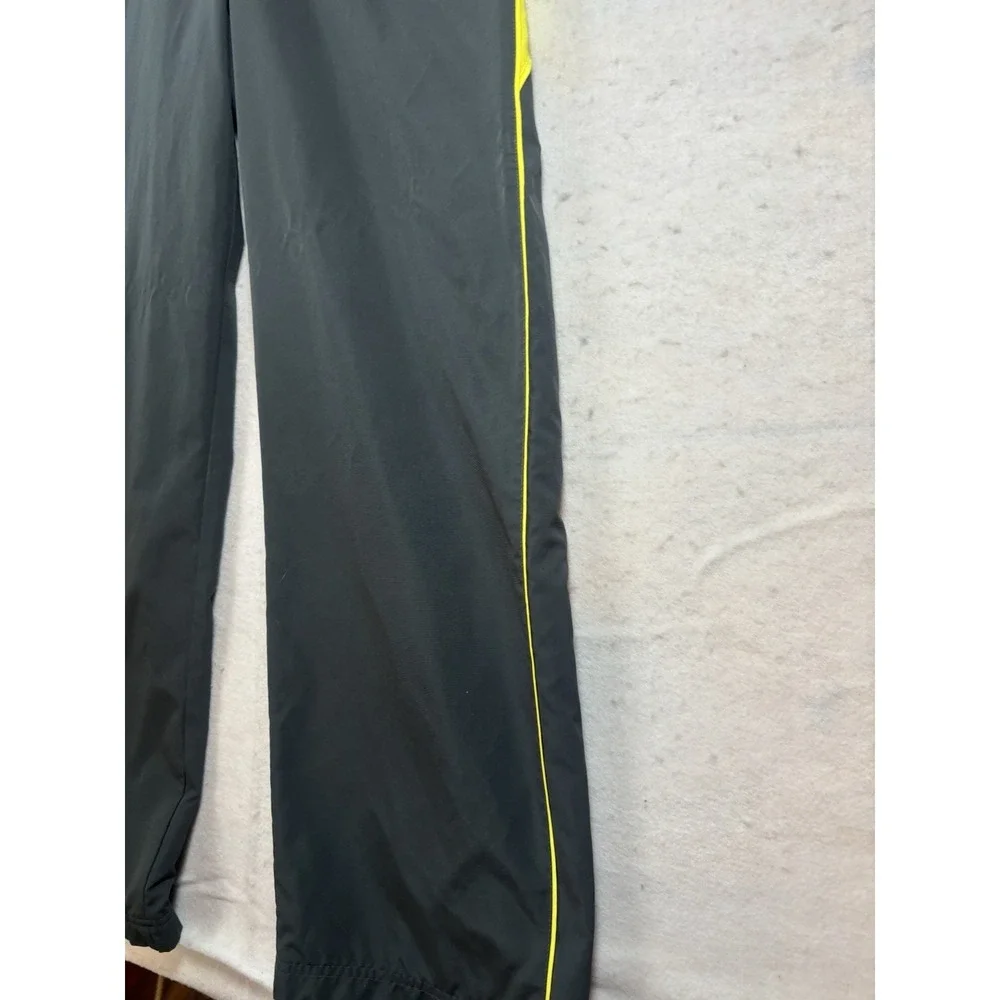 Nike Dri-Fit Joggers Men's Large‎ 32x30 Navy Yellow Ankle Zip Track Pants